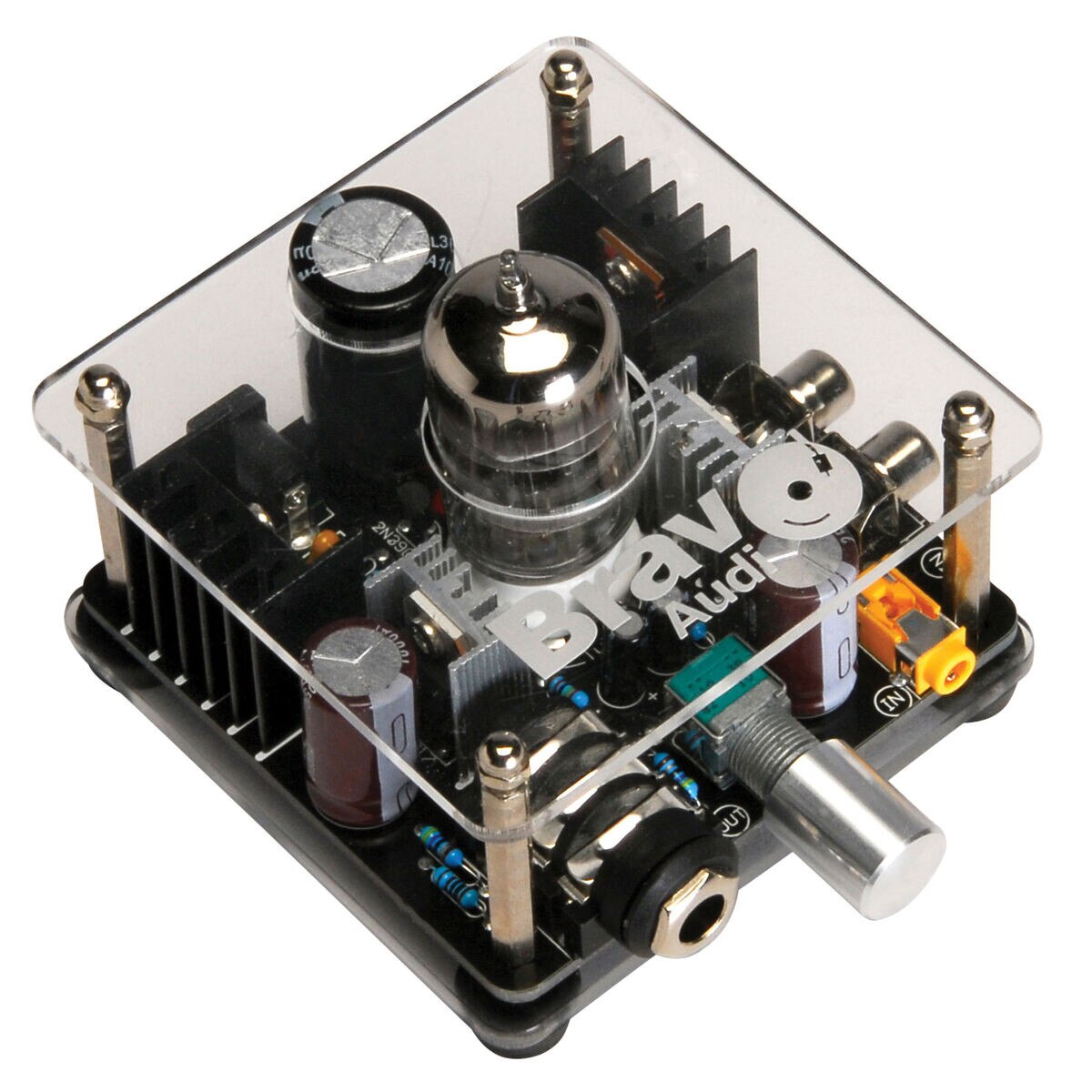 Bravo Audio V2 Class A 12AU7 Tube MultiHybrid Headphone Amplifier